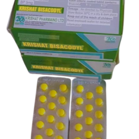 KRISHAT BISACODYL BP 5mg (card)