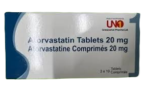 ATORVASTATIN 20MG UNOSOURCE